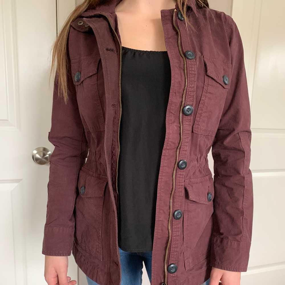Lucky Brand Burgundy Jacket